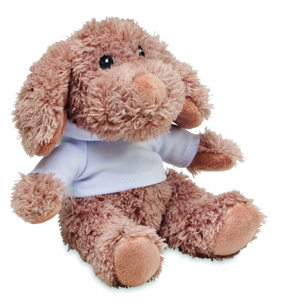 Logo trade promotional items image of: Dog plush wearing a hoodie