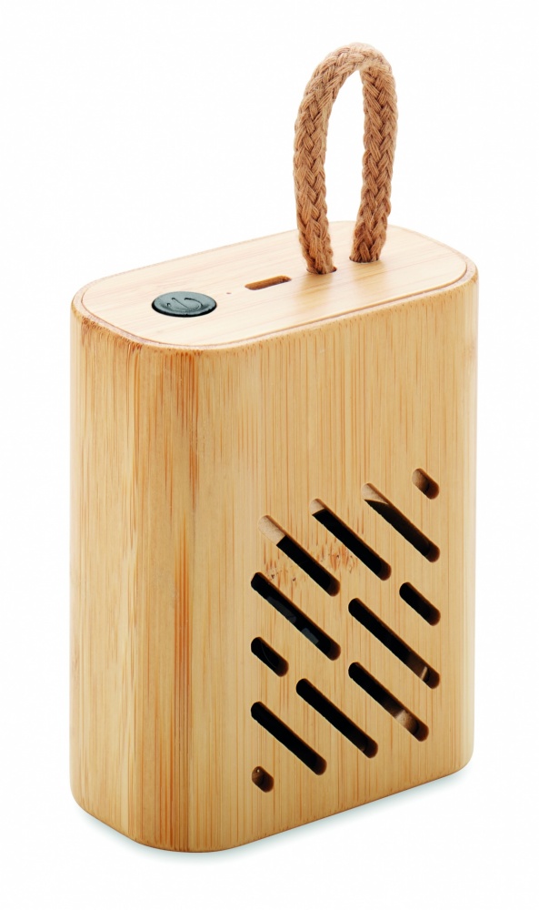Logotrade corporate gifts photo of: 3W Bamboo wireless speaker