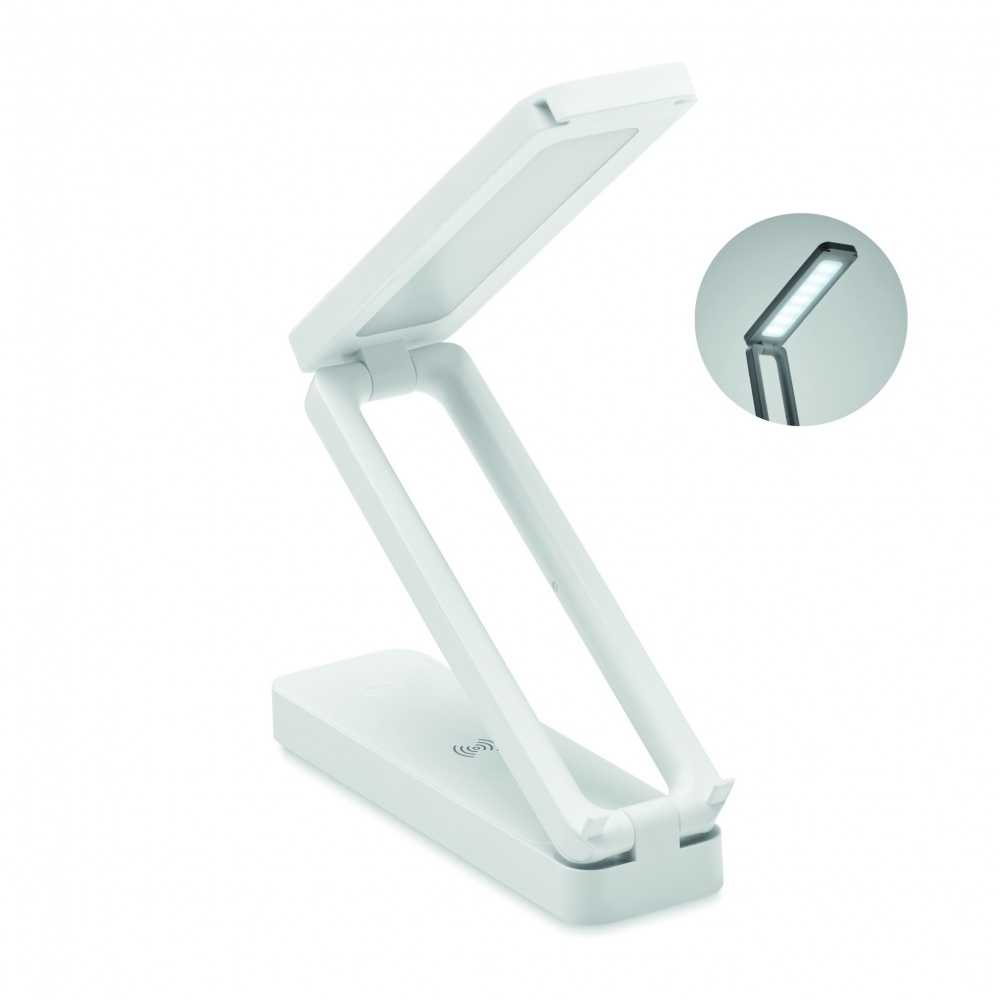 Logotrade promotional giveaway image of: Lamp and wireless charger 10W