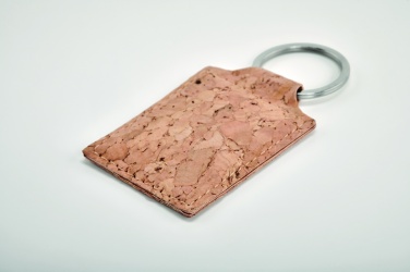 Logotrade promotional giveaways photo of: Rectangular cork key ring Imatra