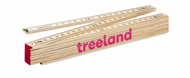 Logotrade promotional giveaways photo of: Carpenter ruler in wood 2m