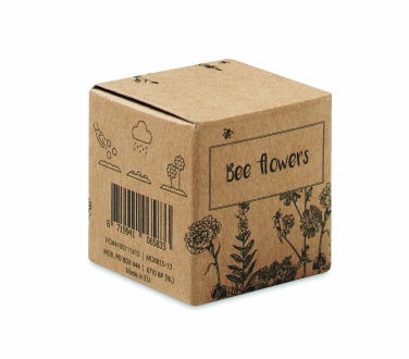 Logo trade advertising product photo of: Seed bomb with bee flowers