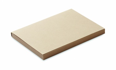 Logo trade promotional merchandise photo of: Recycled paper memo block
