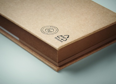 Logo trade promotional giveaways image of: Recycled memo pad set