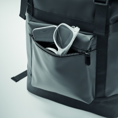 Logo trade promotional merchandise image of: Rolltop backpack 50C tarpaulin