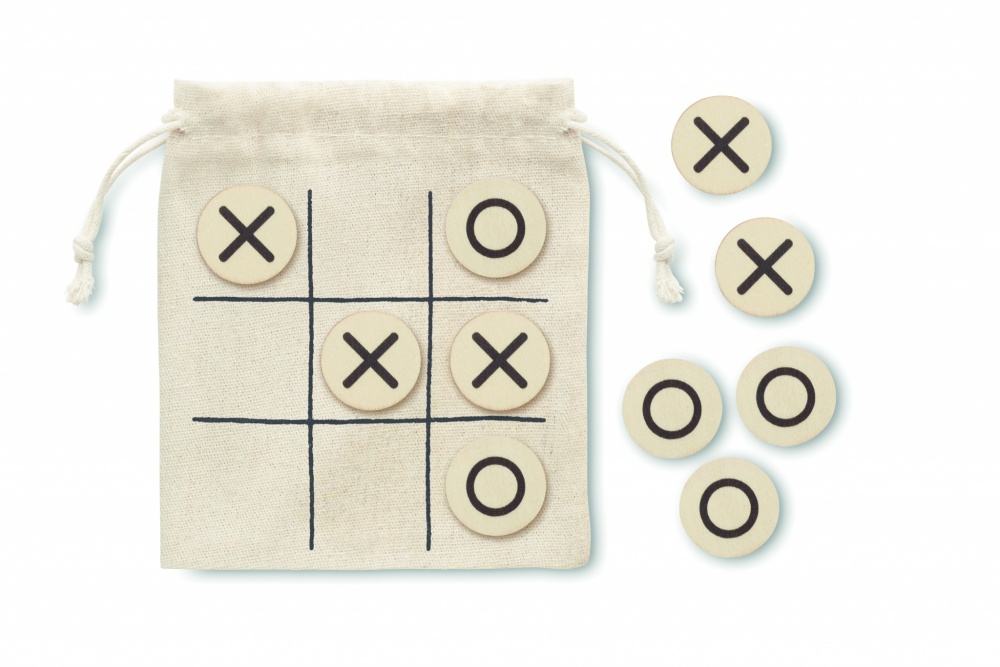 Logotrade corporate gift picture of: Wooden tic tac toe