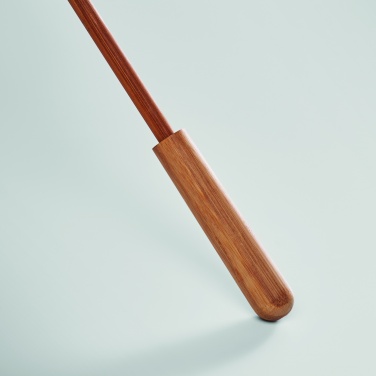 Logo trade promotional items picture of: 23,5 inch RPET/bamboo umbrella