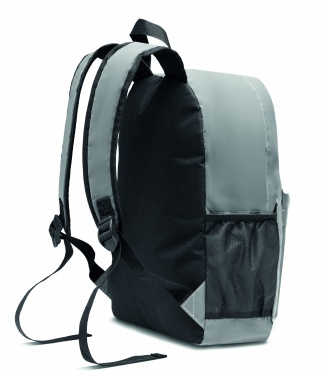 Logo trade business gifts image of: High reflective backpack 190T