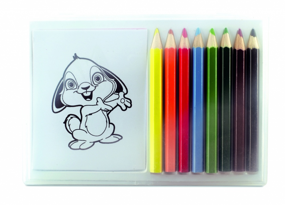 Logotrade promotional gift image of: Wooden pencil colouring set