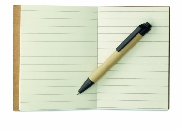 Logotrade promotional gift picture of: Recycled notebook with pen