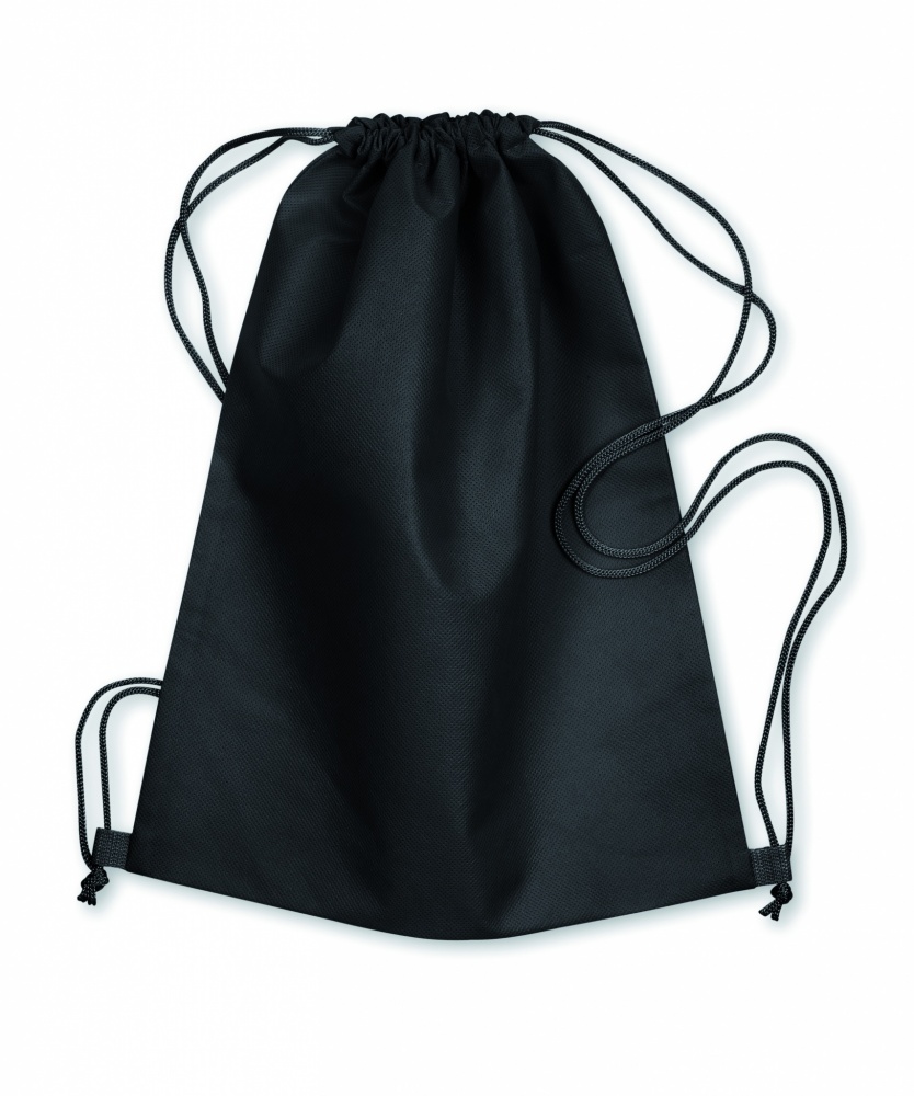 Logo trade promotional merchandise image of: 80gr/m² nonwoven drawstring