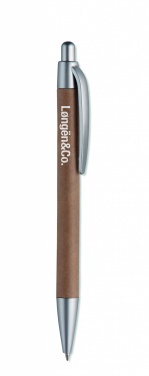 Logotrade business gift image of: Carton barrel ball pen
