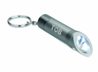 Logotrade advertising products photo of: Metal torch key ring Ylivieska