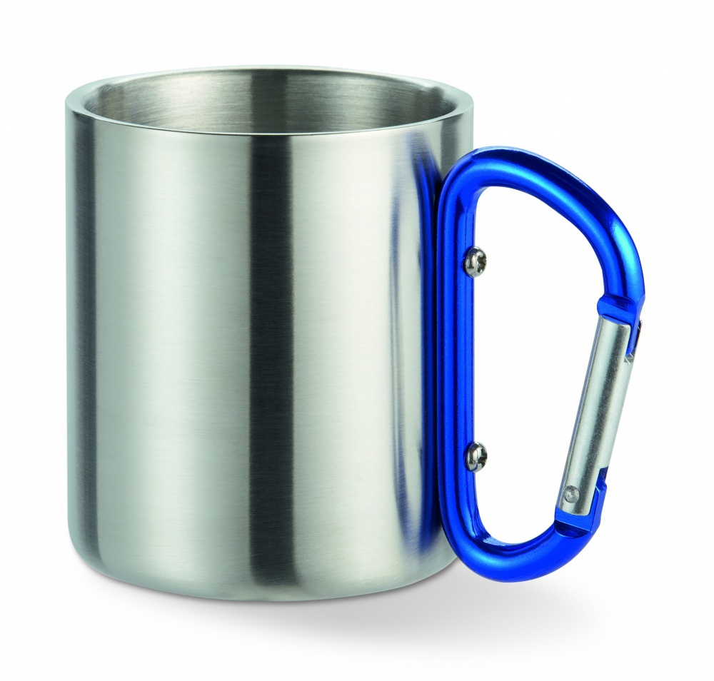 Logotrade business gift image of: Metal mug & carabiner handle