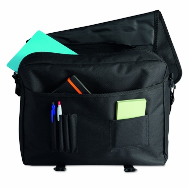 Logo trade promotional gifts image of: 600D polyester document bag