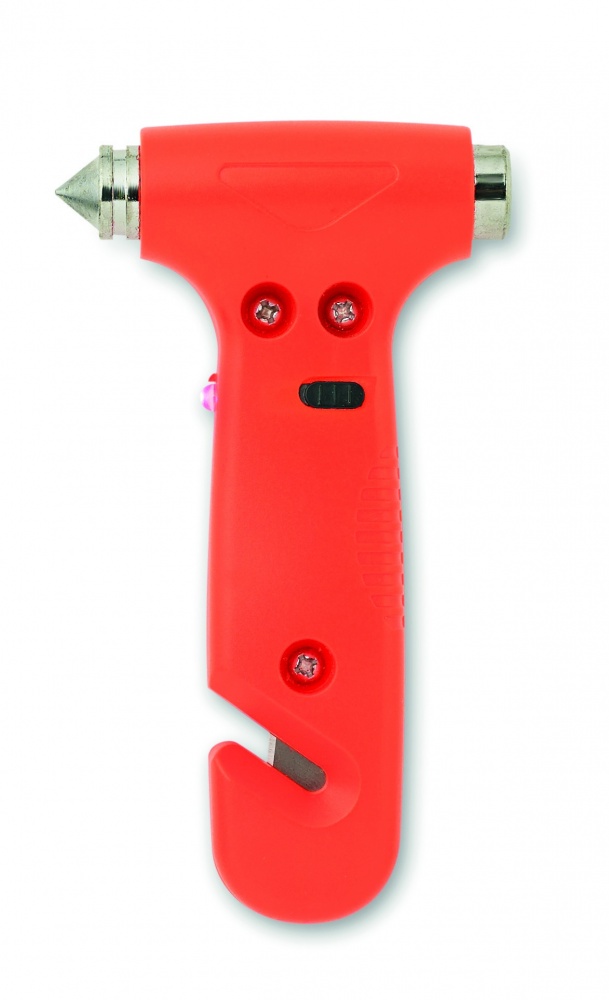 Logo trade promotional giveaway photo of: 3 in 1 Emergency hammer