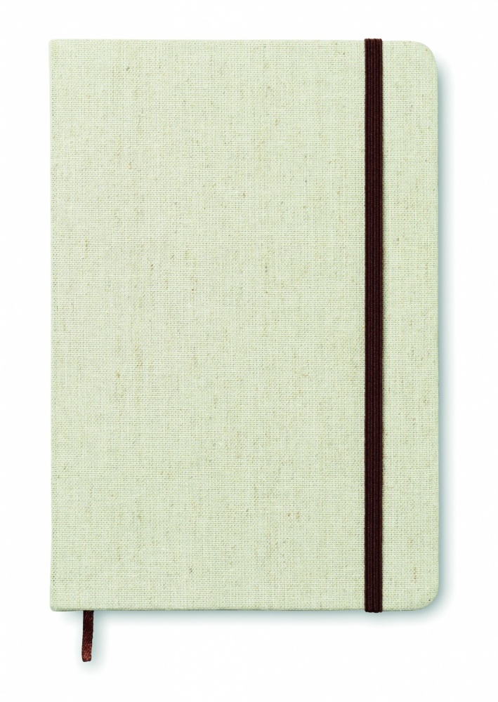 Logotrade advertising products photo of: A5 canvas notebook