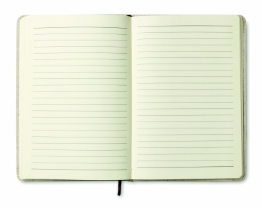 Logo trade promotional gifts image of: A5 canvas notebook