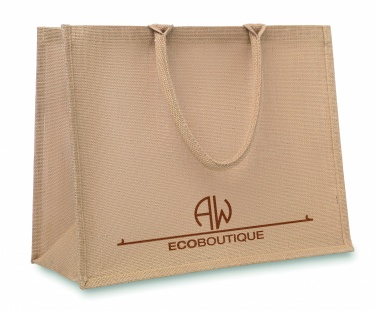 Logo trade promotional gifts picture of: Jute shopping bag