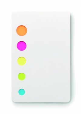 Logo trade promotional products image of: Page markers pad