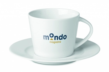 Logotrade corporate gift image of: Cappuccino cup and saucer