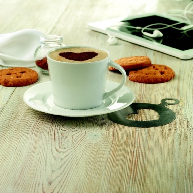 Logo trade promotional merchandise picture of: Cappuccino cup and saucer
