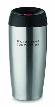 Logotrade promotional item image of: Double wall travel cup 350 ml