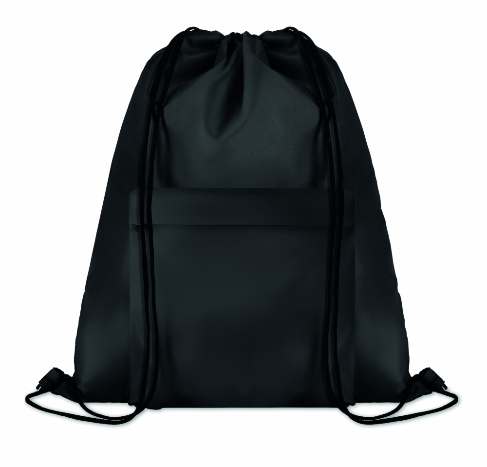 Logo trade advertising products picture of: 210D Polyester drawstring bag