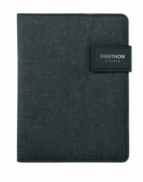 Logotrade promotional giveaway image of: A5 folder with power bank