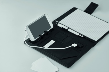 Logotrade promotional giveaways photo of: A5 folder with power bank