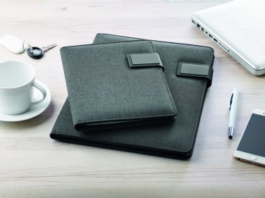 Logotrade corporate gift image of: A4 folder with power bank