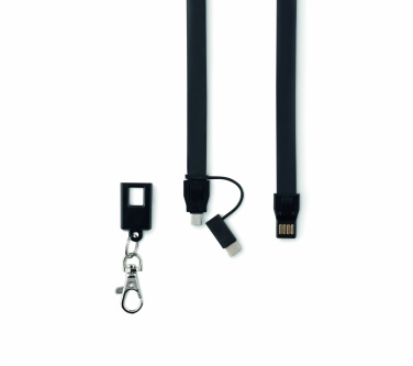 Logo trade promotional giveaways image of: A4 folder with power bank