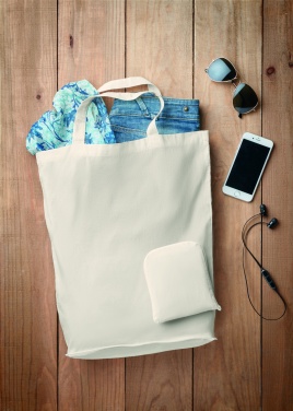 Logo trade promotional giveaways picture of: 100gr/m² foldable cotton bag