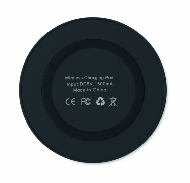 Logo trade promotional merchandise photo of: Small wireless charger 5W