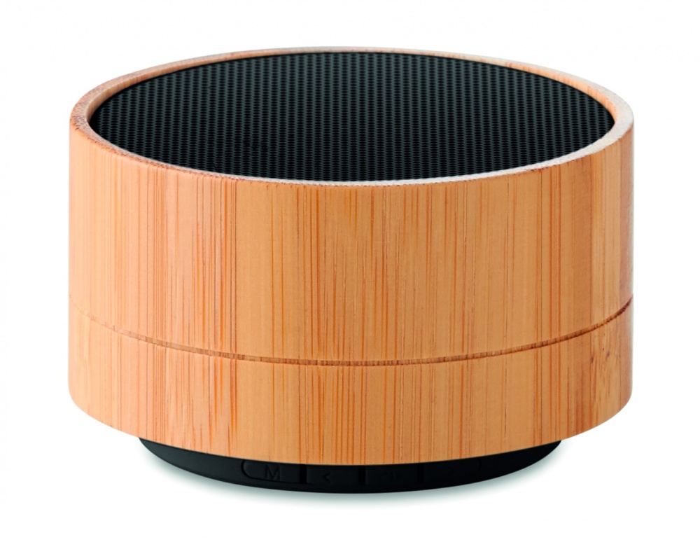 Logotrade advertising products photo of: 3W Bamboo wireless speaker
