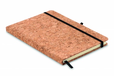 Logotrade promotional item picture of: A5 cork notebook 96 lined
