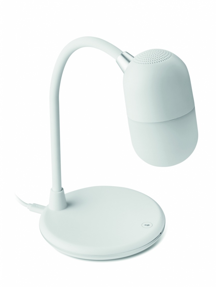 Logotrade advertising product picture of: Wireless charging lamp speaker