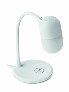Logotrade corporate gift image of: Wireless charging lamp speaker