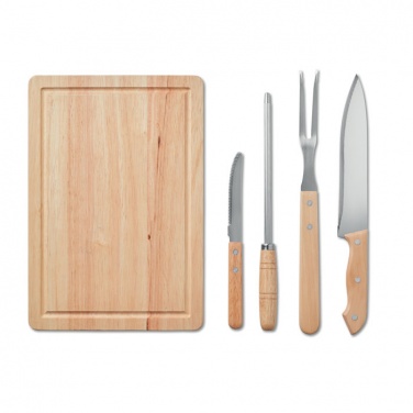 Logo trade promotional items picture of: Set of 4 BBQ Grilling accessori