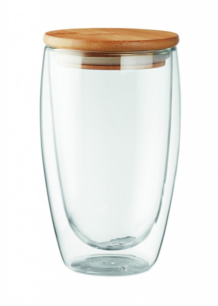 Logotrade advertising product picture of: Double wall  glass 450 ml Frankfurt