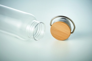 Logo trade corporate gifts picture of: Tritan 800ml bottle bamboo top