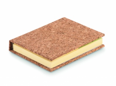 Logotrade promotional item image of: Cork sticky note memo pad