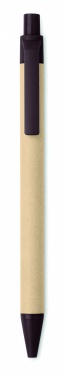 Logotrade promotional items photo of: Push ball pen coffee husk/ABS