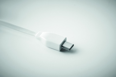 Logotrade promotional giveaway picture of: Bamboo 3-in-1 cable