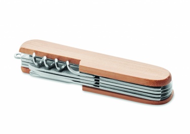 Logotrade corporate gift picture of: Multi tool pocket knife bamboo