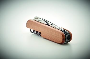 Logotrade promotional gifts photo of: Multi tool pocket knife bamboo