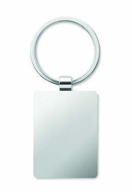 Logotrade promotional giveaways photo of: Rectangular key ring bamboo WEST