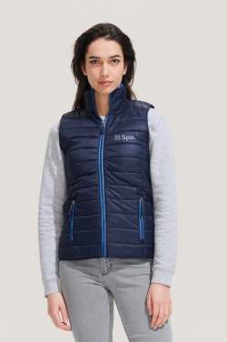 Logo trade promotional gift photo of: WAVE WOMEN BODYWARMER 180g