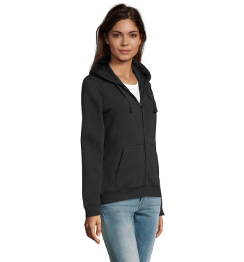 Logotrade promotional items photo of: SPIKE WOMEN ZIP HOOD SWEAT