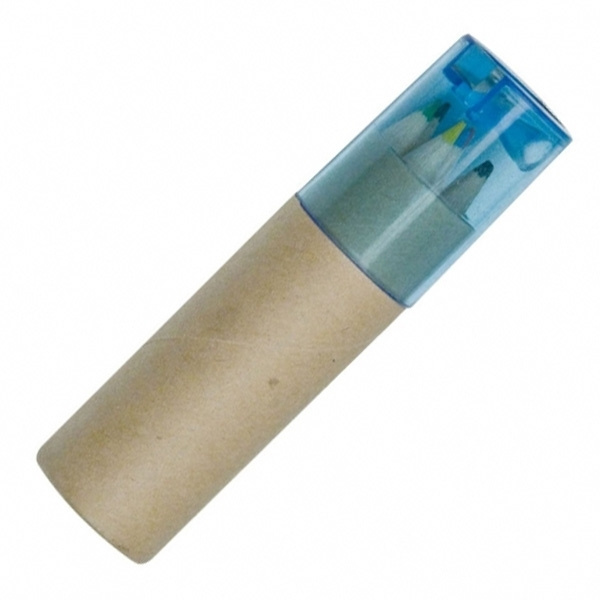 Logo trade business gifts image of: Wooden crayons BECKY